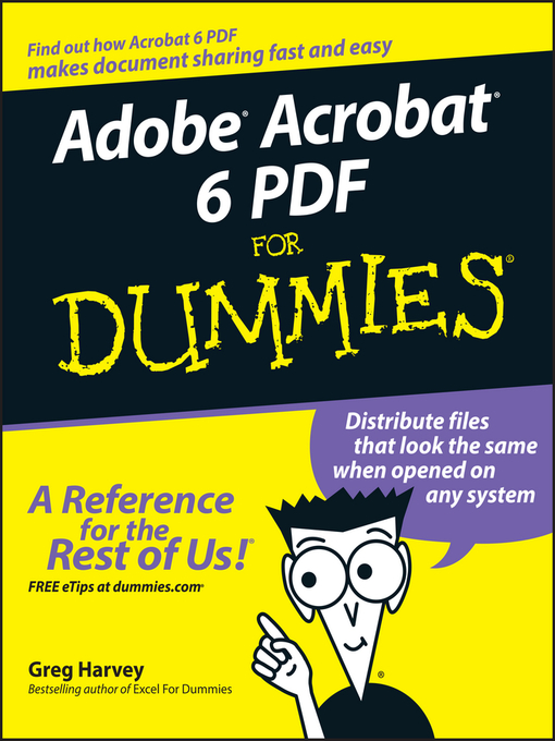 Title details for Adobe Acrobat 6 PDF For Dummies by Greg Harvey - Available